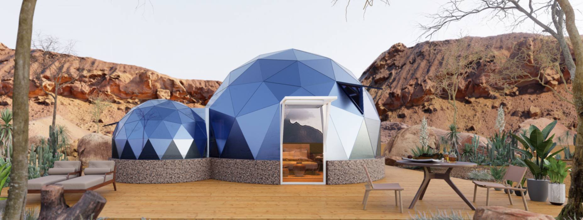 龙川县球形智能光伏玻璃星空房